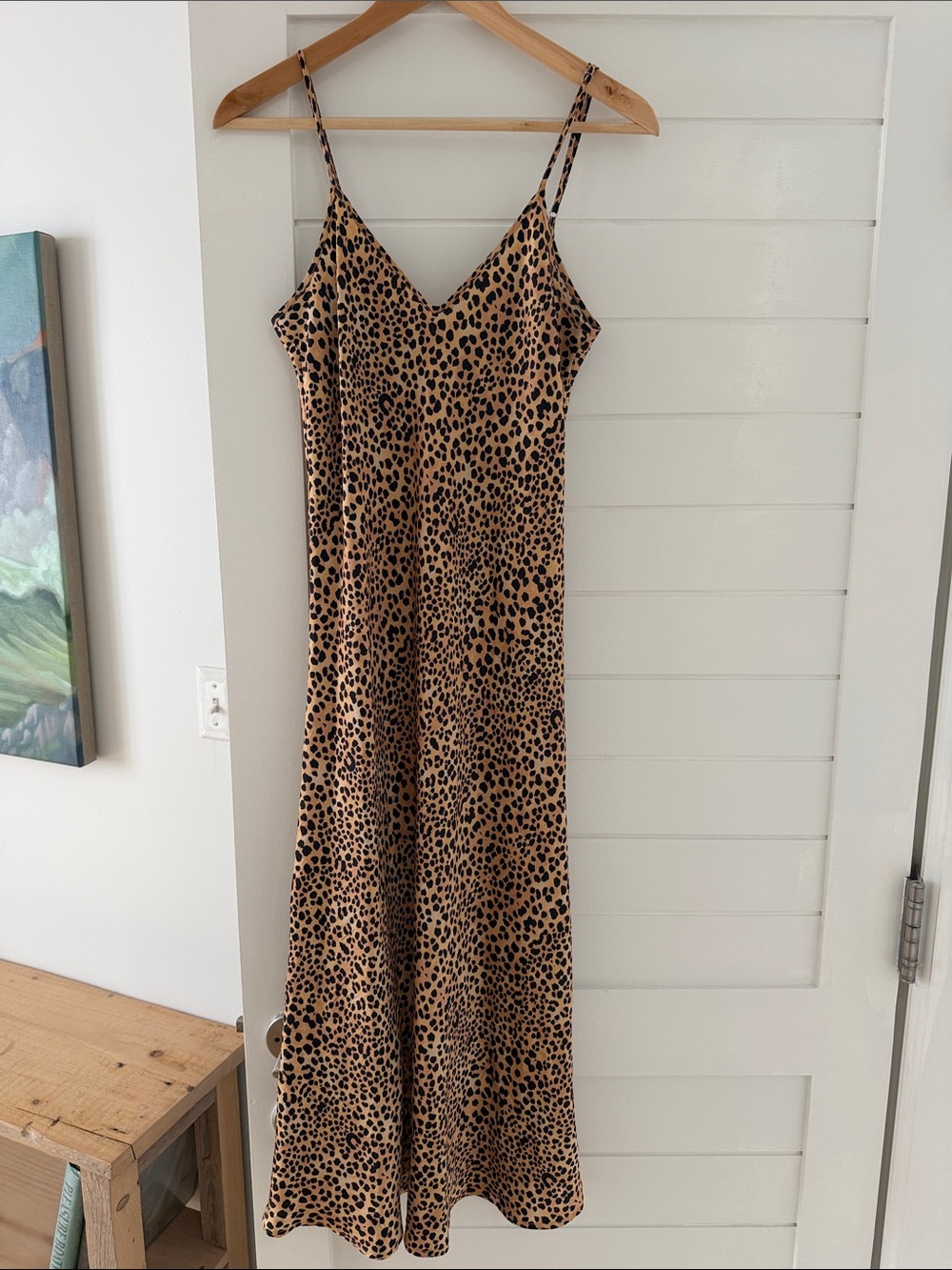 Leopard Print Slip Dress - Silk Laundry